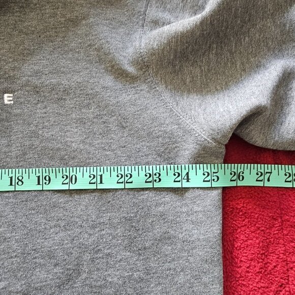 Men's Grey Aeropostale Pullover Long-sleeved Hoodie, L-XL - Picture 6 of 11